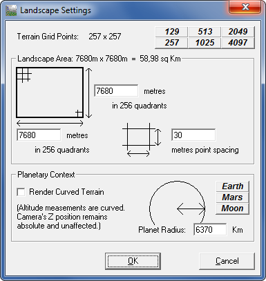 Landscape Settings